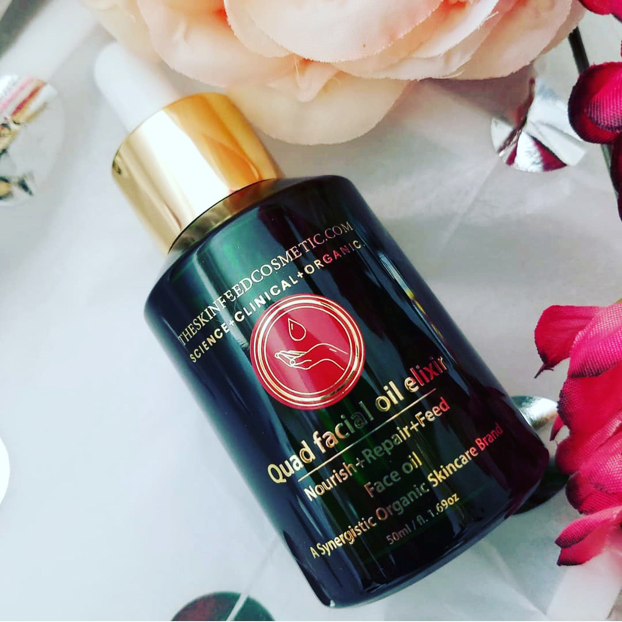Quad Facial Oil Elixir | Skin Oil For Face | Theskinfeedcosmetic