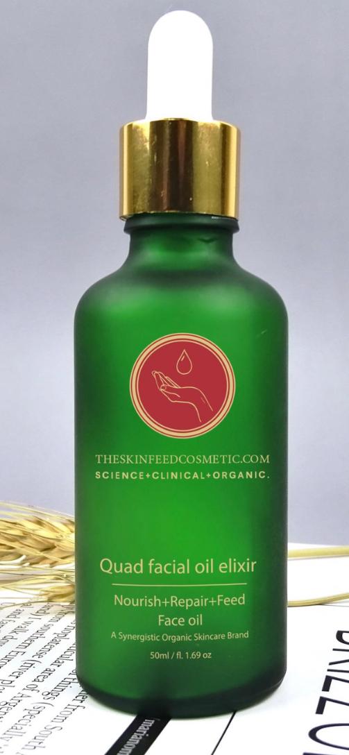Quad Facial Oil Elixir | Skin Oil For Face | Theskinfeedcosmetic